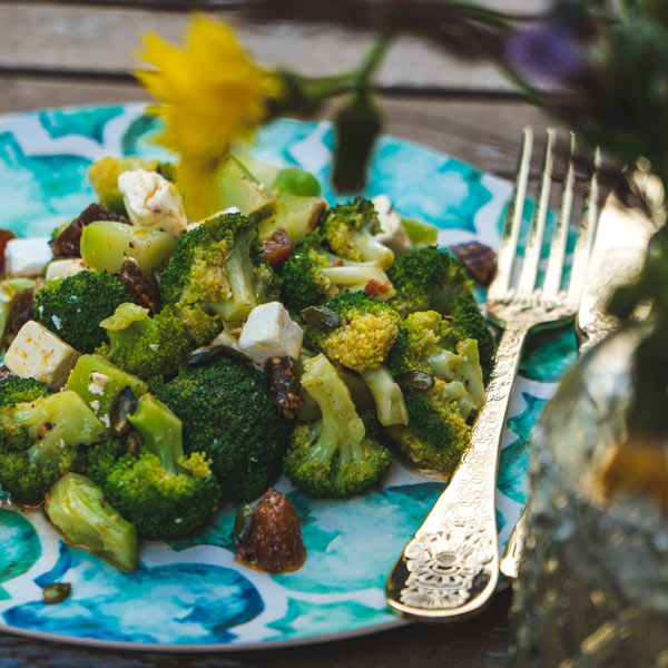 snelle broccoli salade calorie laag